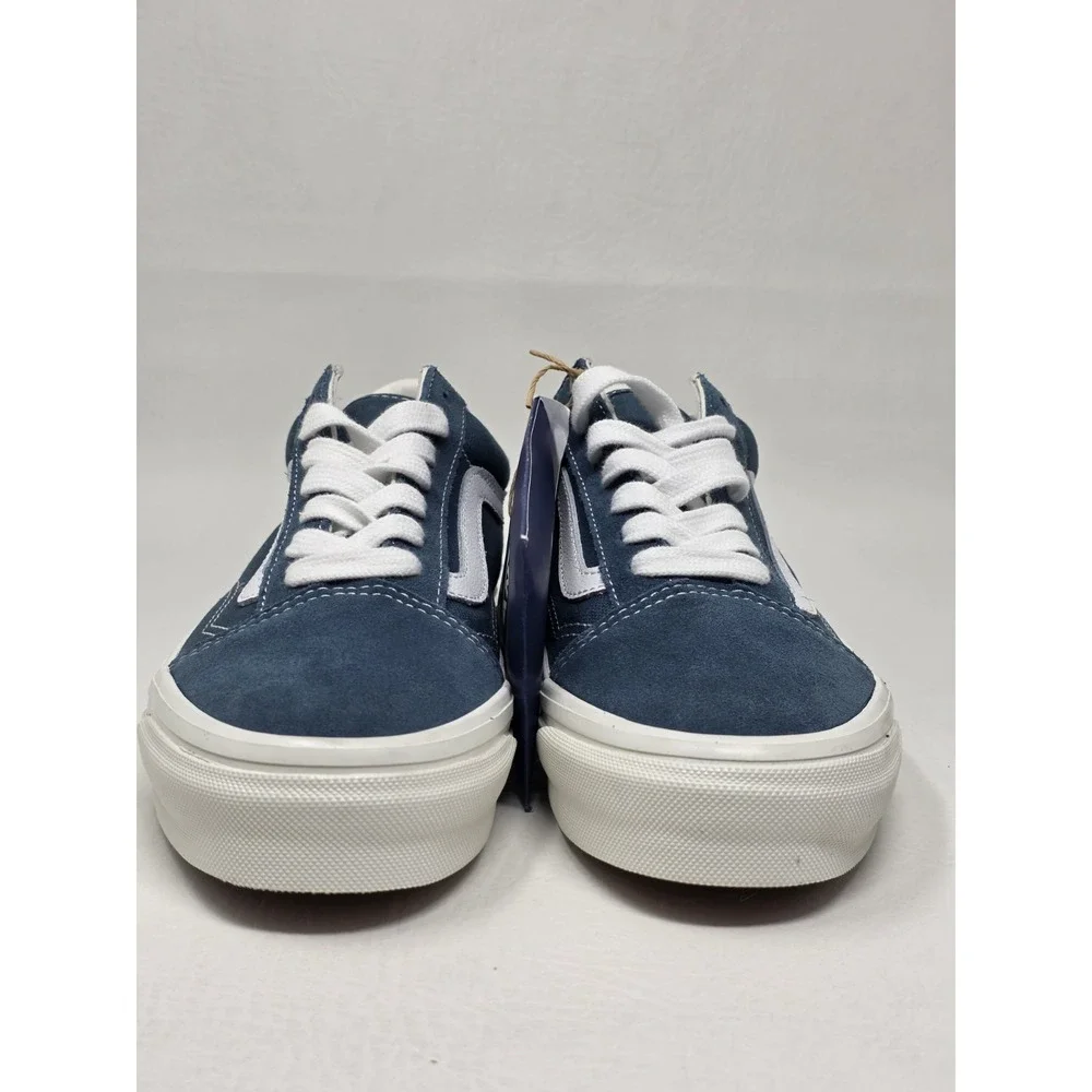 Vans Old Skool Deep Indigo Blue White VN000D7ZFOB Men's Size 5.5 Shoes New